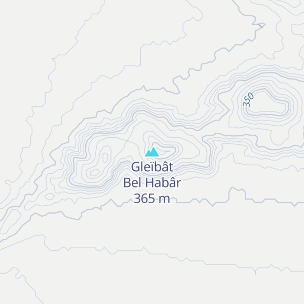 Map of Gleïbât Bel Habâr