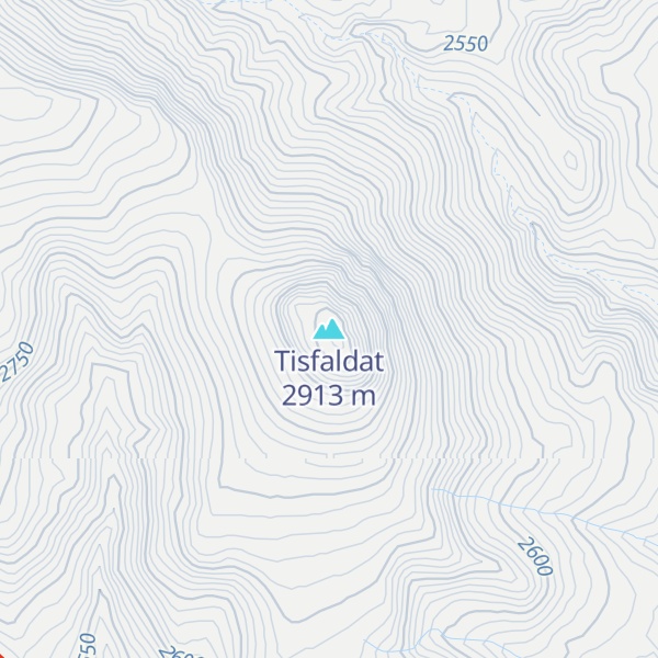Map of Tisfaldat