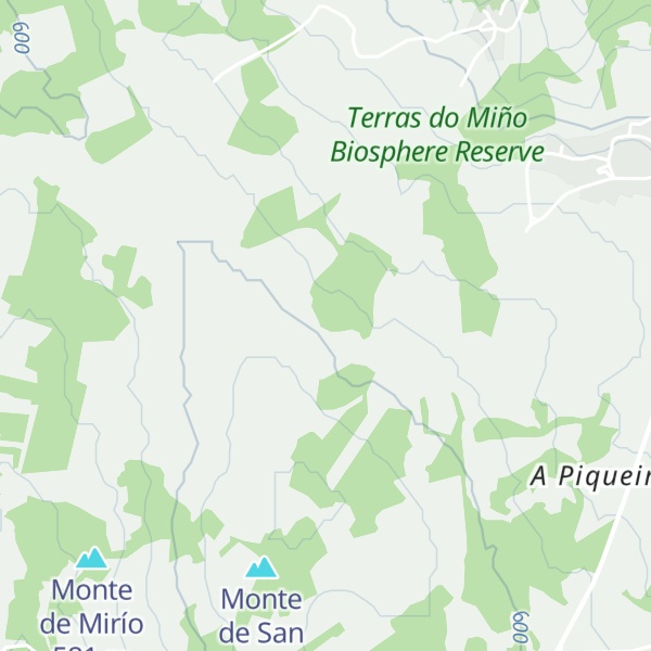 Map of Monte de Belesar