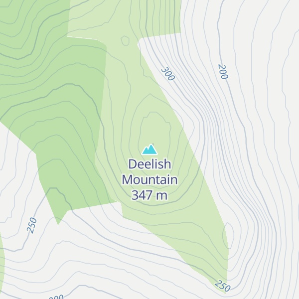 Map of Deelish Mountain