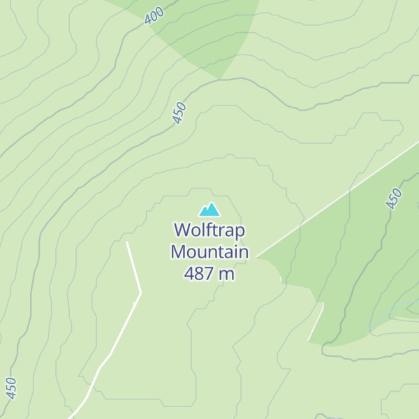 Map of Wolftrap Mountain