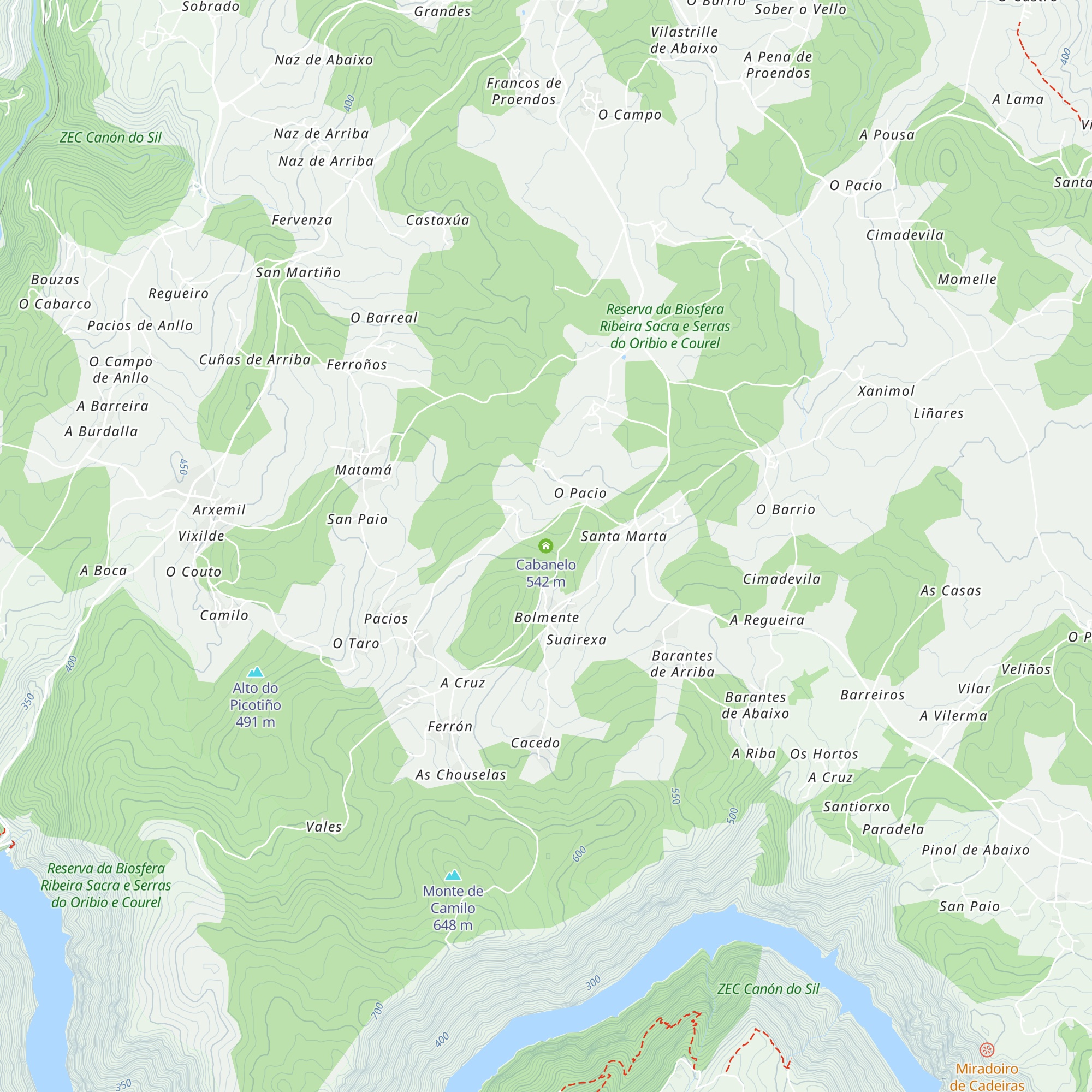 Cabanelo map