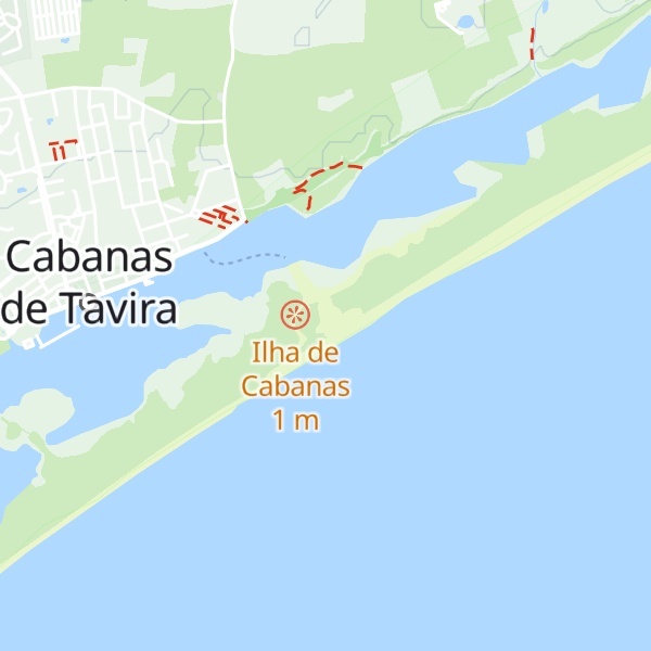 Map of Cabanas Beach