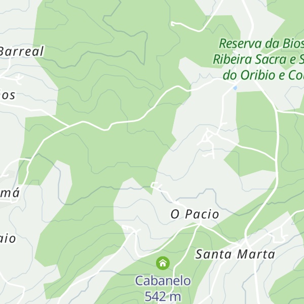 Map of Pena Cabreira