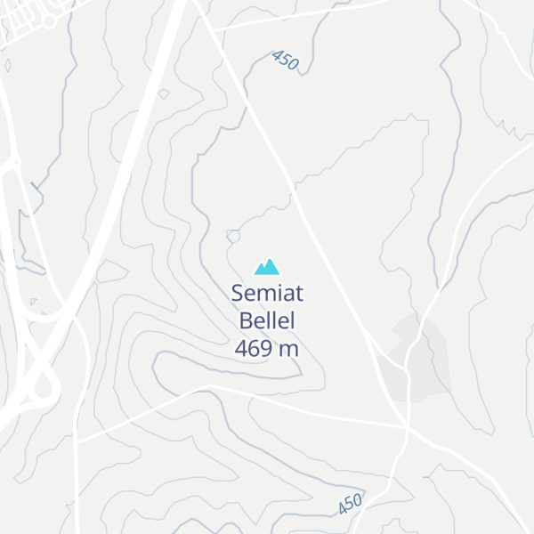 Map of Semiat Bellel