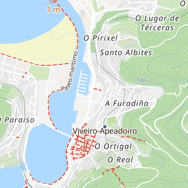 Map of Centro Comarcal da Mariña Occidental