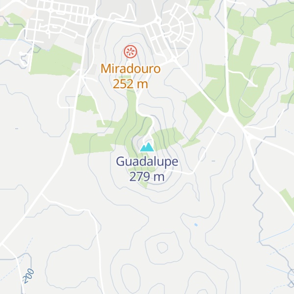 Map of Guadalupe