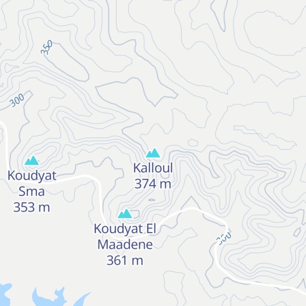 Map of Kalloul