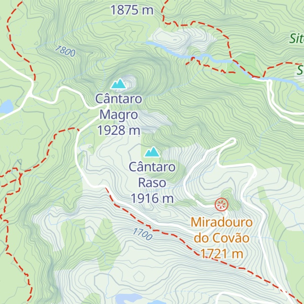 Map of Cântaro Raso