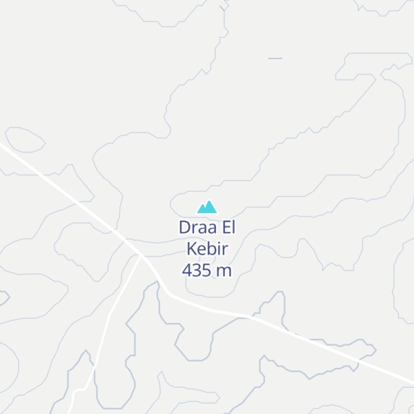 Map of Draa El Kebir