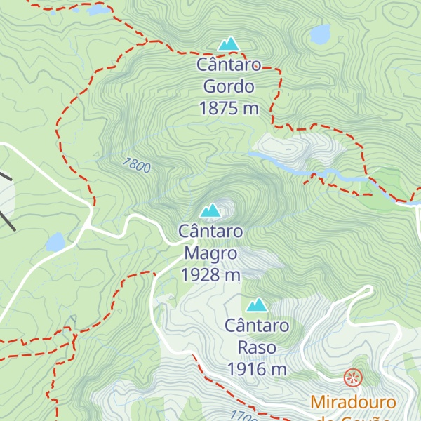 Map of Cântaro Magro