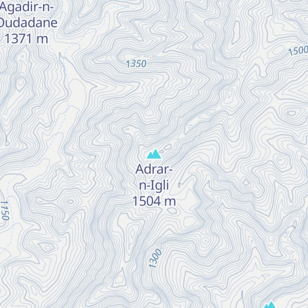 Map of Adrar-n-Igli