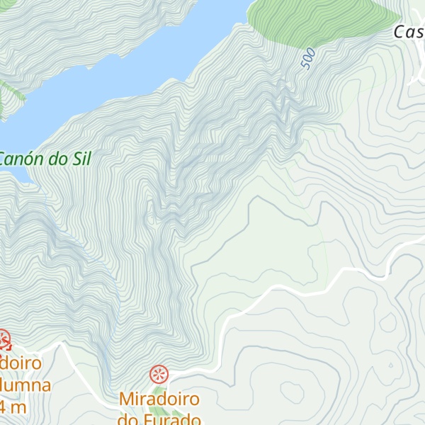 Map of Pena Cerrada