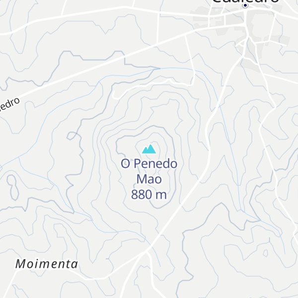 Map of O Penedo Mao