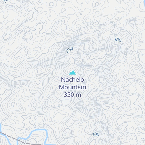 Map of Nachelo Mountain