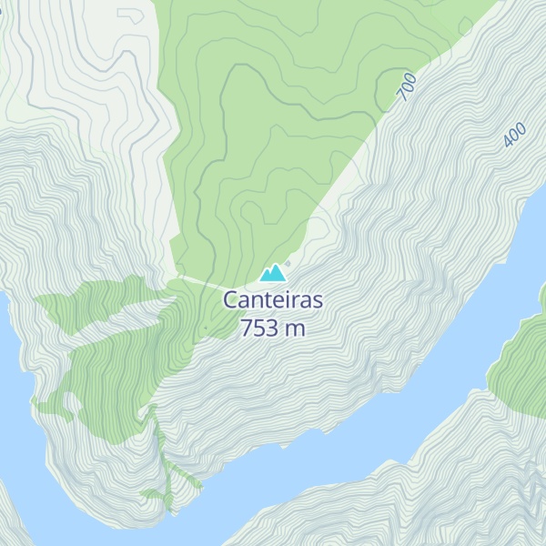 Map of Canteiras