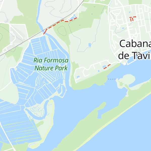 Map of Cabanas Park Restaurante