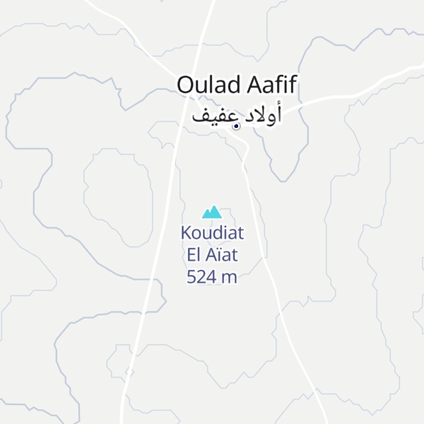 Map of Koudiat El Aïat