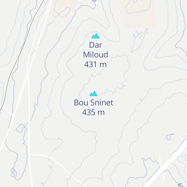 Map of Bou Sninet