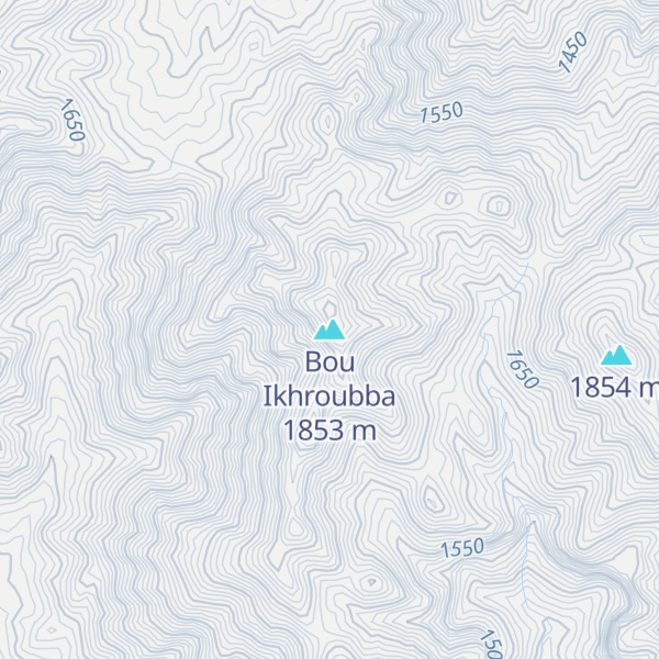 Map of Bou Ikhroubba