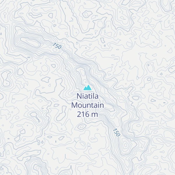 Map of Niatila Mountain