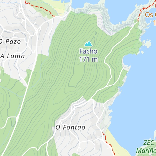 Map of Monte da Vela