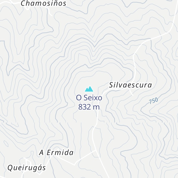 Map of O Seixo