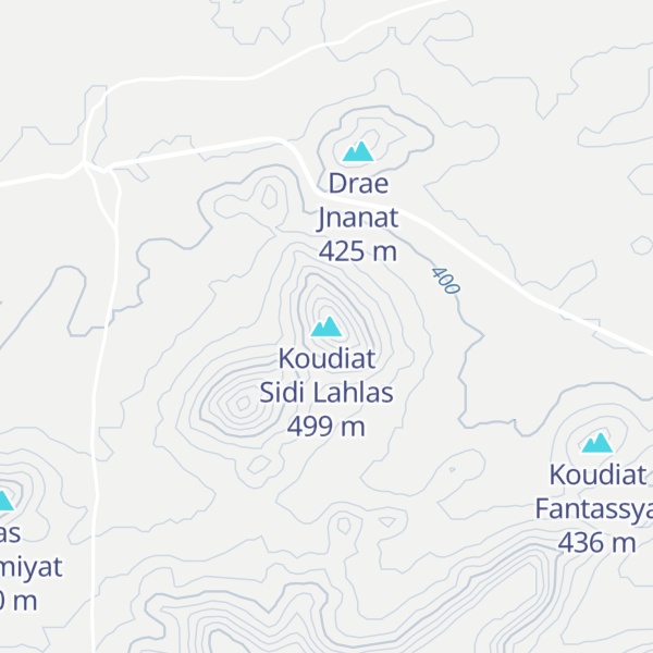 Map of Koudiat Sidi Lahlas