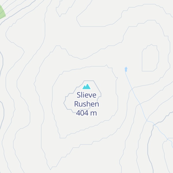 Map of Slieve Rushen