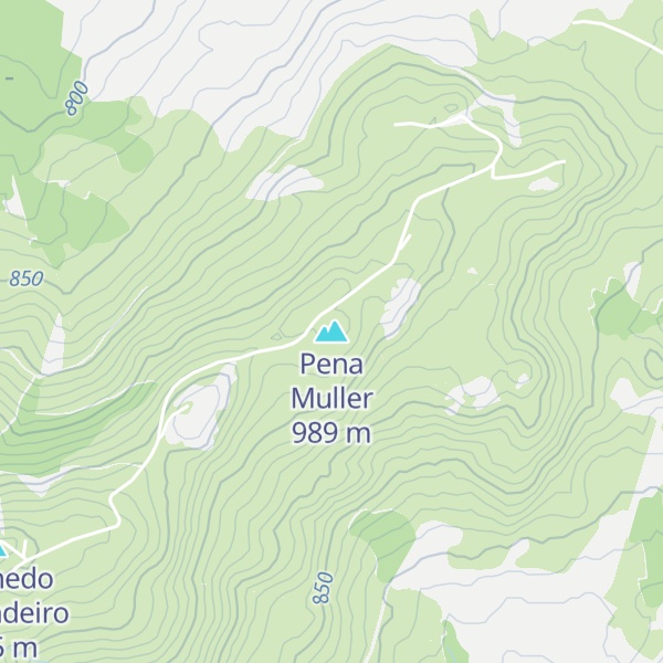 Map of Pena Muller