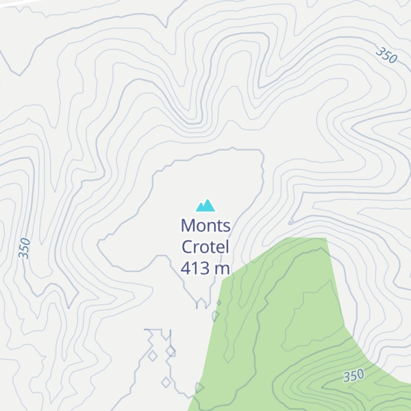 Map of Monts Crotel