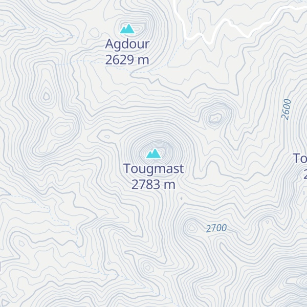 Map of Tougmast