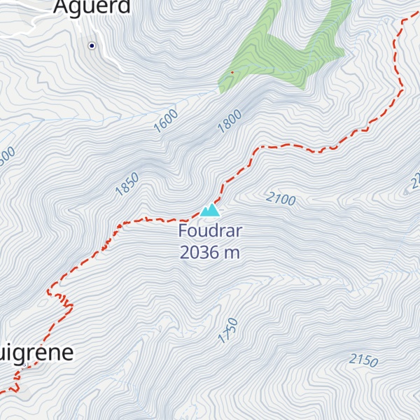Map of Foudrar