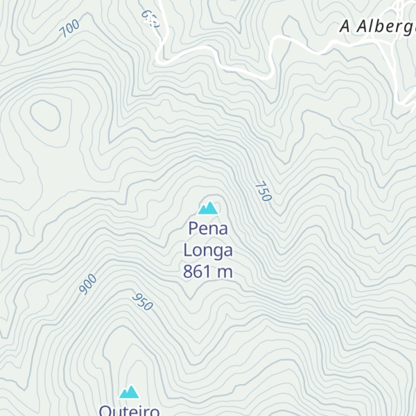 Map of Pena Longa