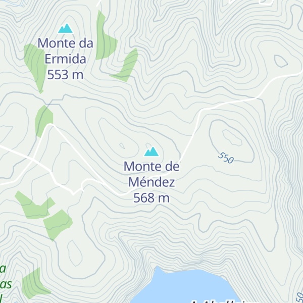 Map of Monte de Méndez