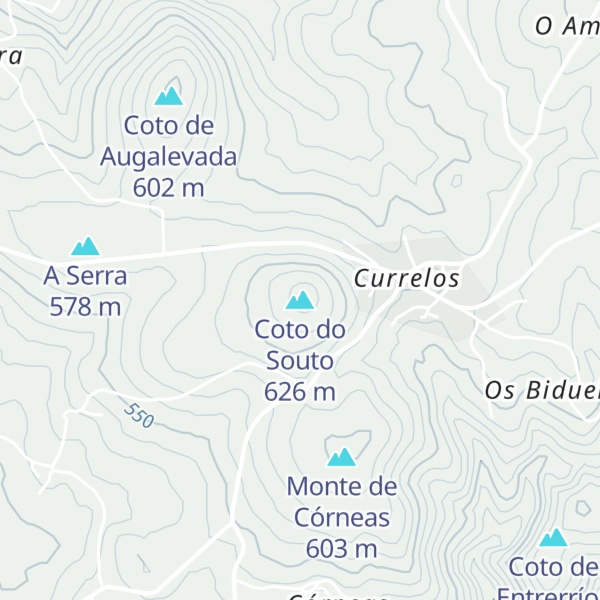 Map of Coto do Souto