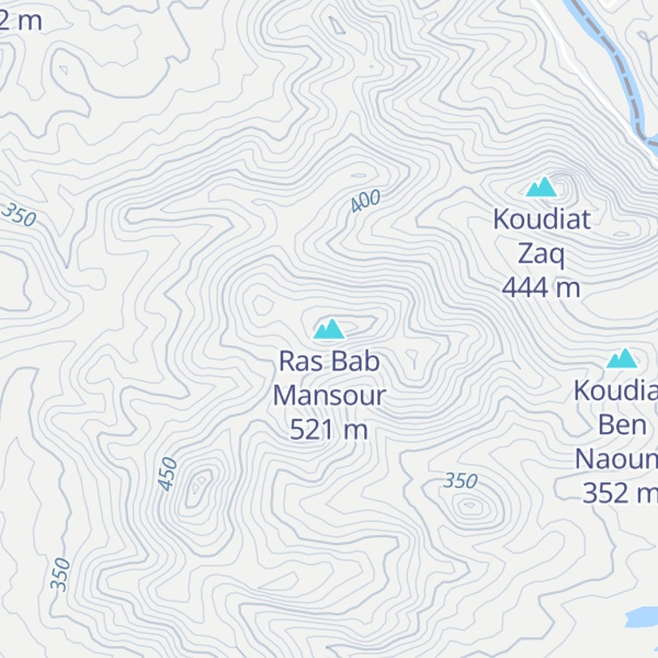 Map of Ras Bab Mansour