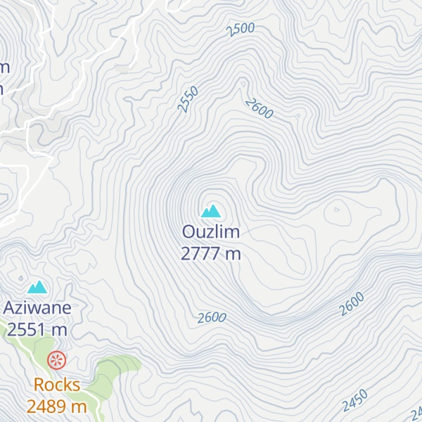 Map of Ouzlim