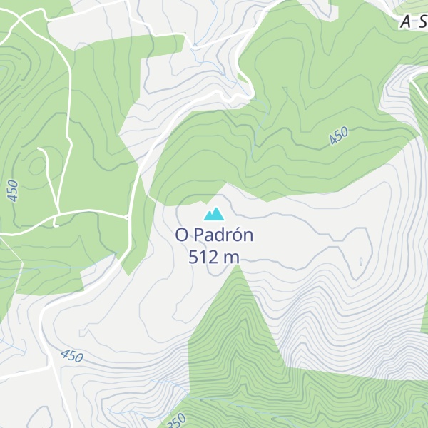 Map of O Padrón
