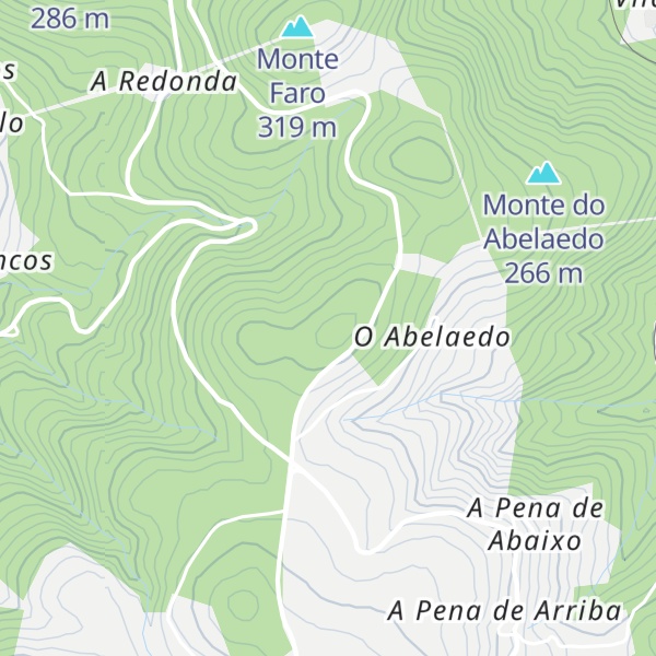 Map of Monte Merán