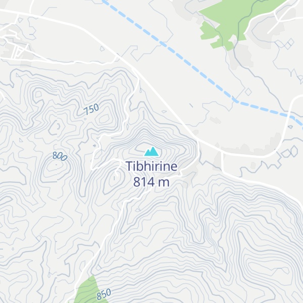 Map of Tibhirine