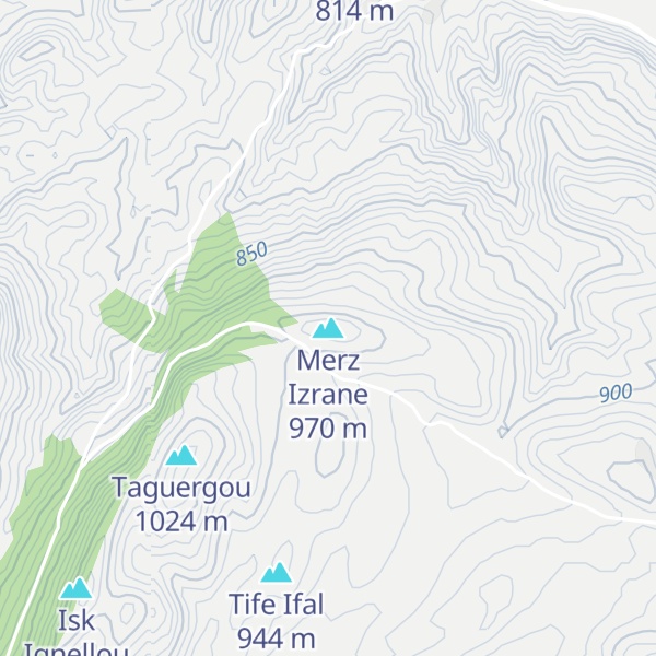 Map of Merz Izrane