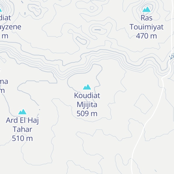 Map of Koudiat Mjijita