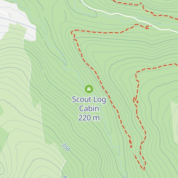 Map of Scout Log Cabin