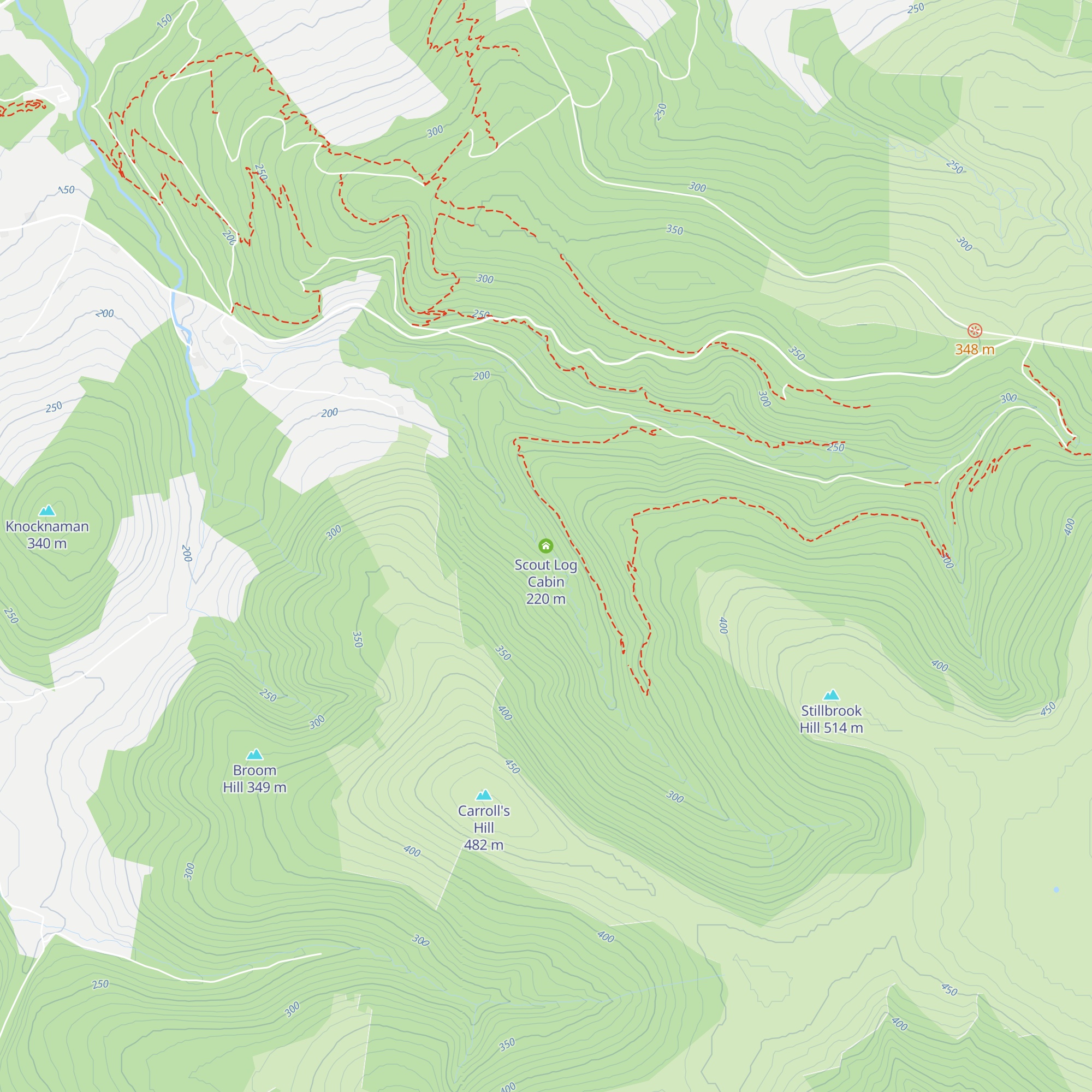 Scout Log Cabin map