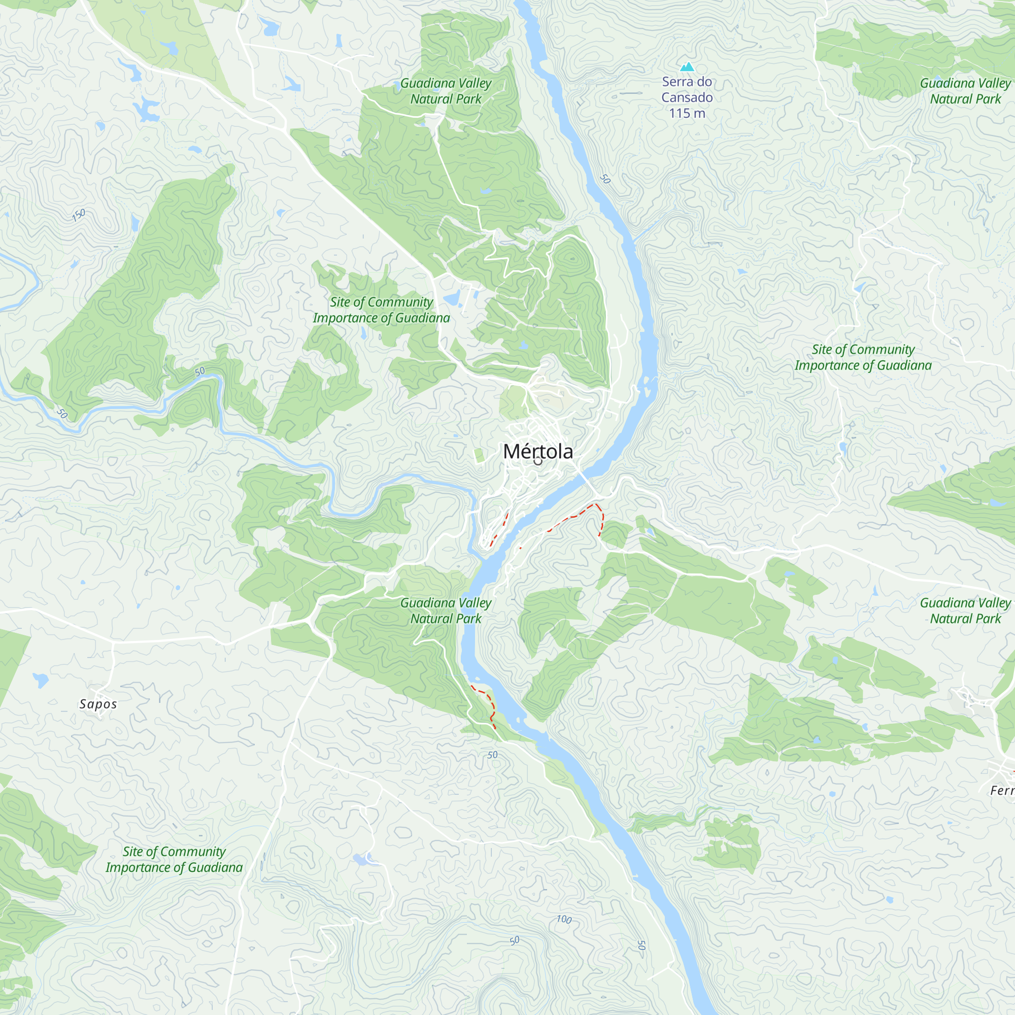 Posto de Informação Turística de Mértola map