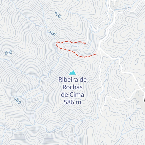 Map of Ribeira de Rochas de Cima