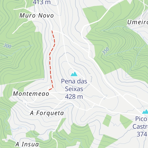 Map of Pena das Seixas