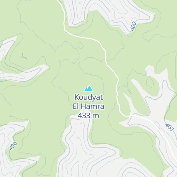 Map of Koudyat El Hamra