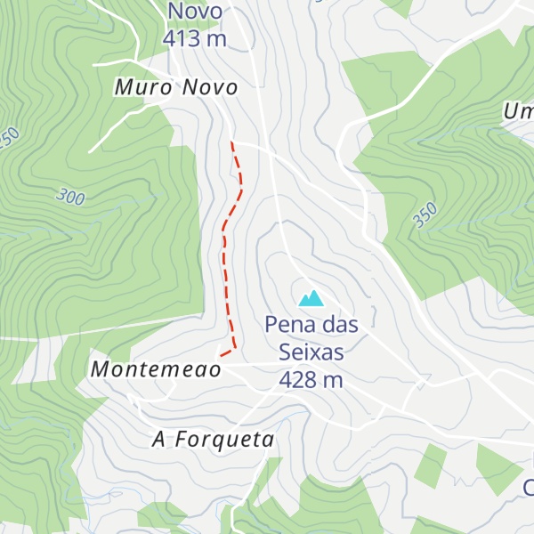 Map of Pena do Xugo